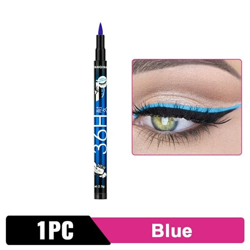 Black Liquid Eyeliner Waterproof Eyeliner Pencil 36h Long-lasting