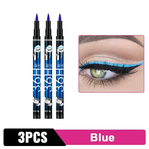 Black Liquid Eyeliner Waterproof Eyeliner Pencil 36h Long-lasting