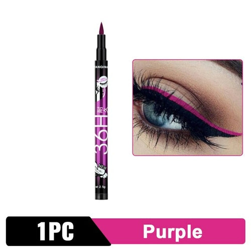 Black Liquid Eyeliner Waterproof Eyeliner Pencil 36h Long-lasting