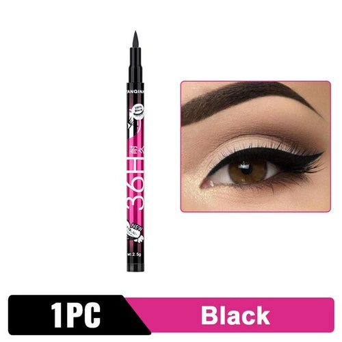 Black Liquid Eyeliner Waterproof Eyeliner Pencil 36h Long-lasting