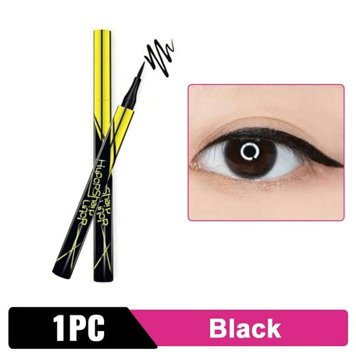 Black Liquid Eyeliner Waterproof Eyeliner Pencil 36h Long-lasting