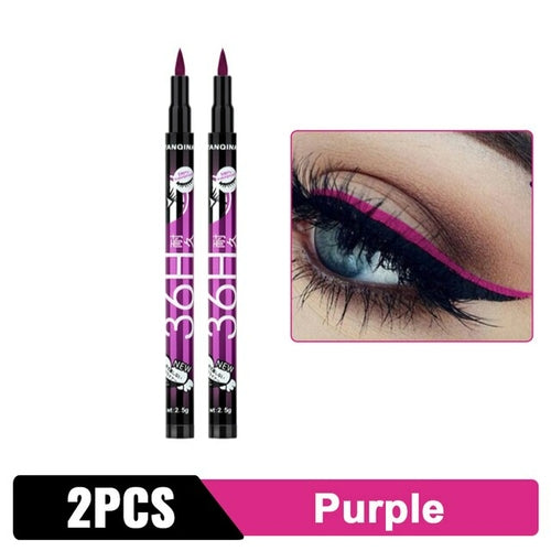 Black Liquid Eyeliner Waterproof Eyeliner Pencil 36h Long-lasting