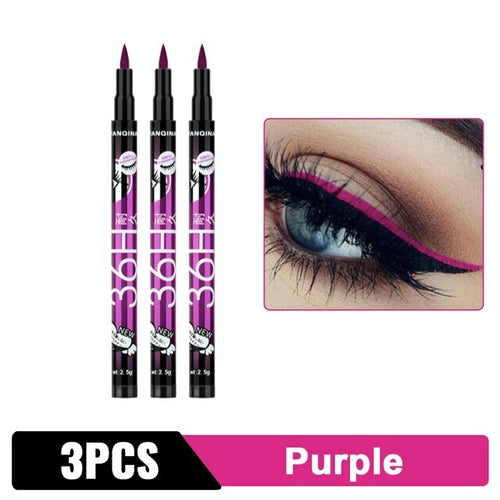 Black Liquid Eyeliner Waterproof Eyeliner Pencil 36h Long-lasting