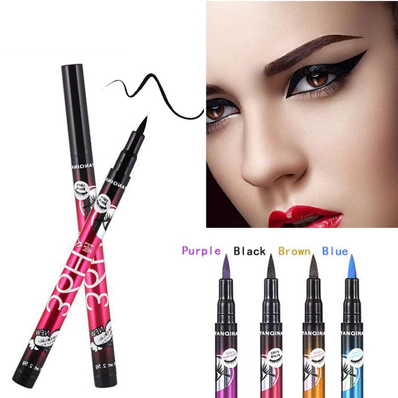 Black Liquid Eyeliner Waterproof Eyeliner Pencil 36h Long-lasting