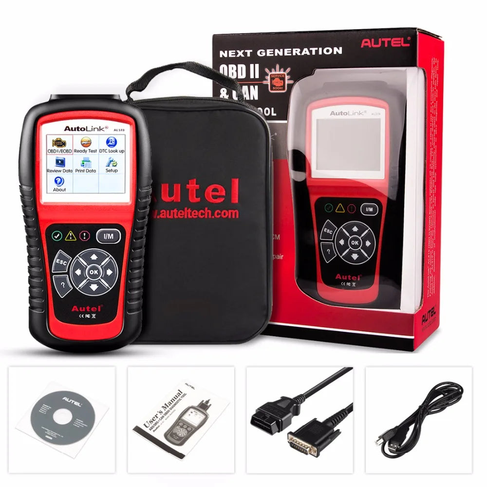 Autel AutoLink AL519 Diagnostic Tool OBD2 Scanner Code Reader Scanner Automotriz Automotivo Scanner Car diagnostic