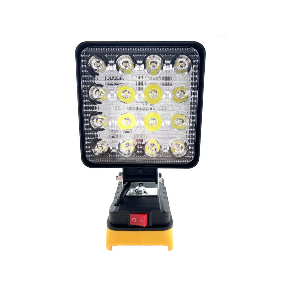 For Makita/Dewalt/Milwaukee 18V Li-ion Battery LED Work Light 3/4 inch