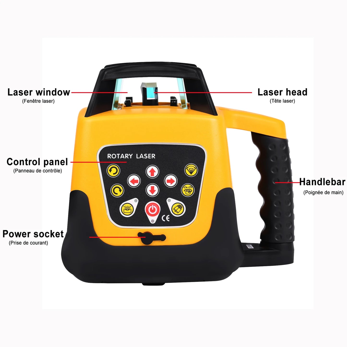 Automatic Self-leveling Rotary Laser Level Red Green Beam 500m Range Horizontal Vertical Laser Levels